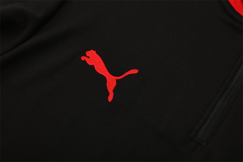2025-26 Portugal Black Half-Zip Training Jersey
