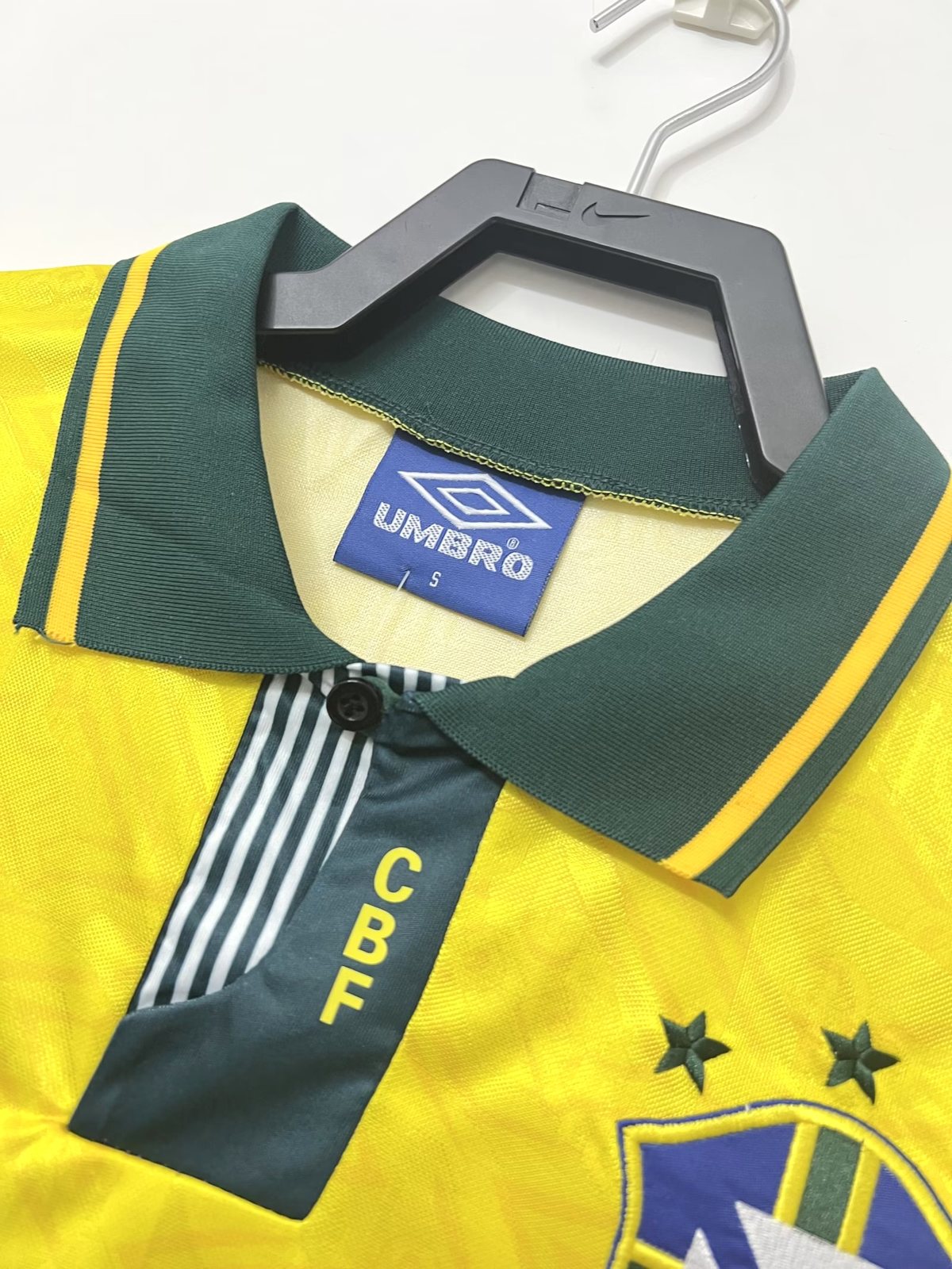 1991-93 Brazil Home Retro Jersey