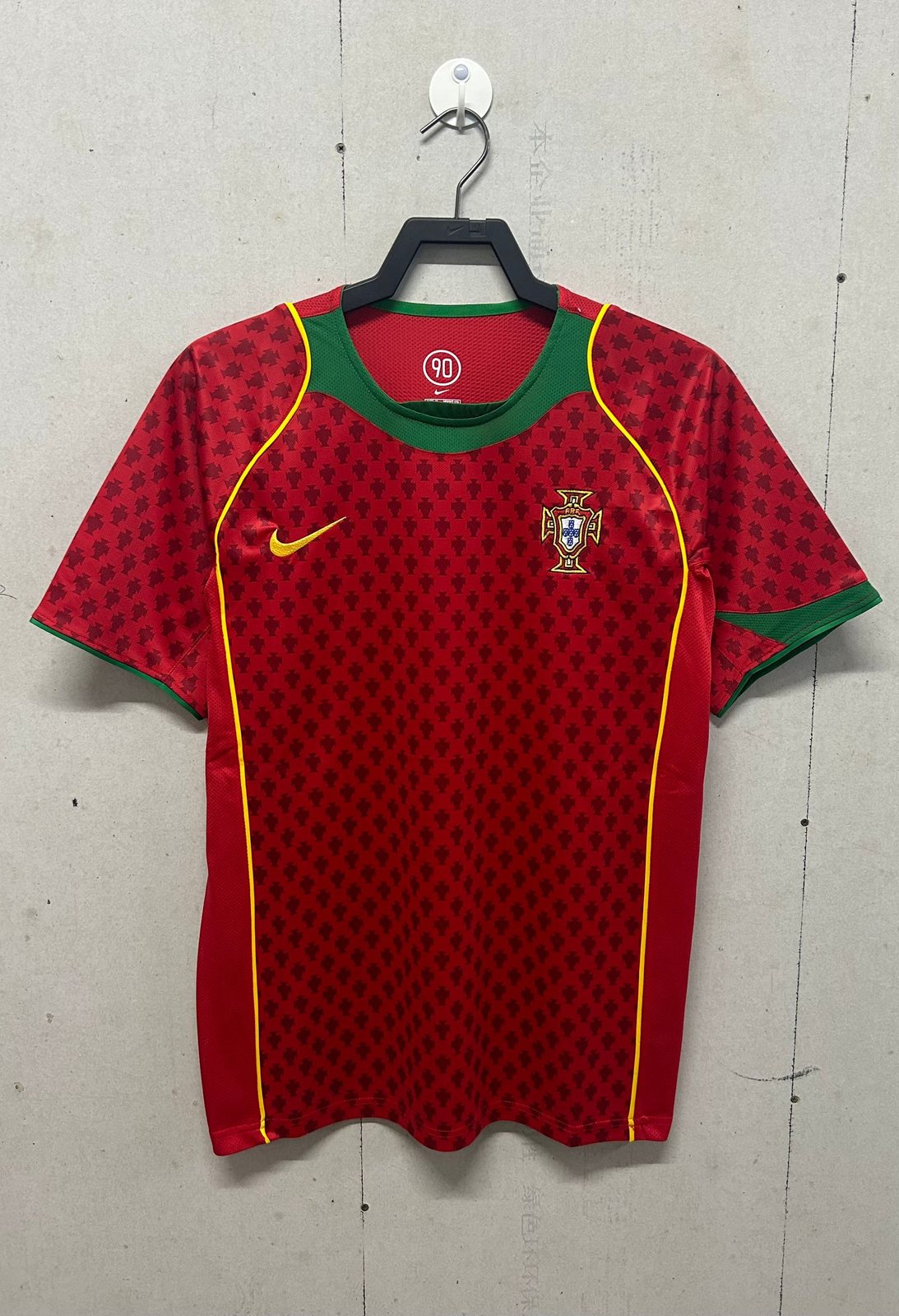 2004 Portugal Home Retro Jersey