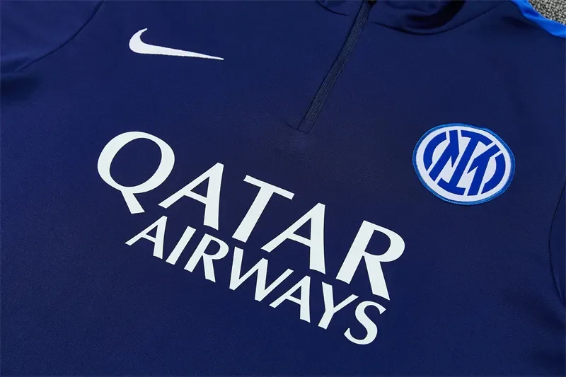 2026-27 Inter Milan Royal Blue Half-Zip Training Jersey