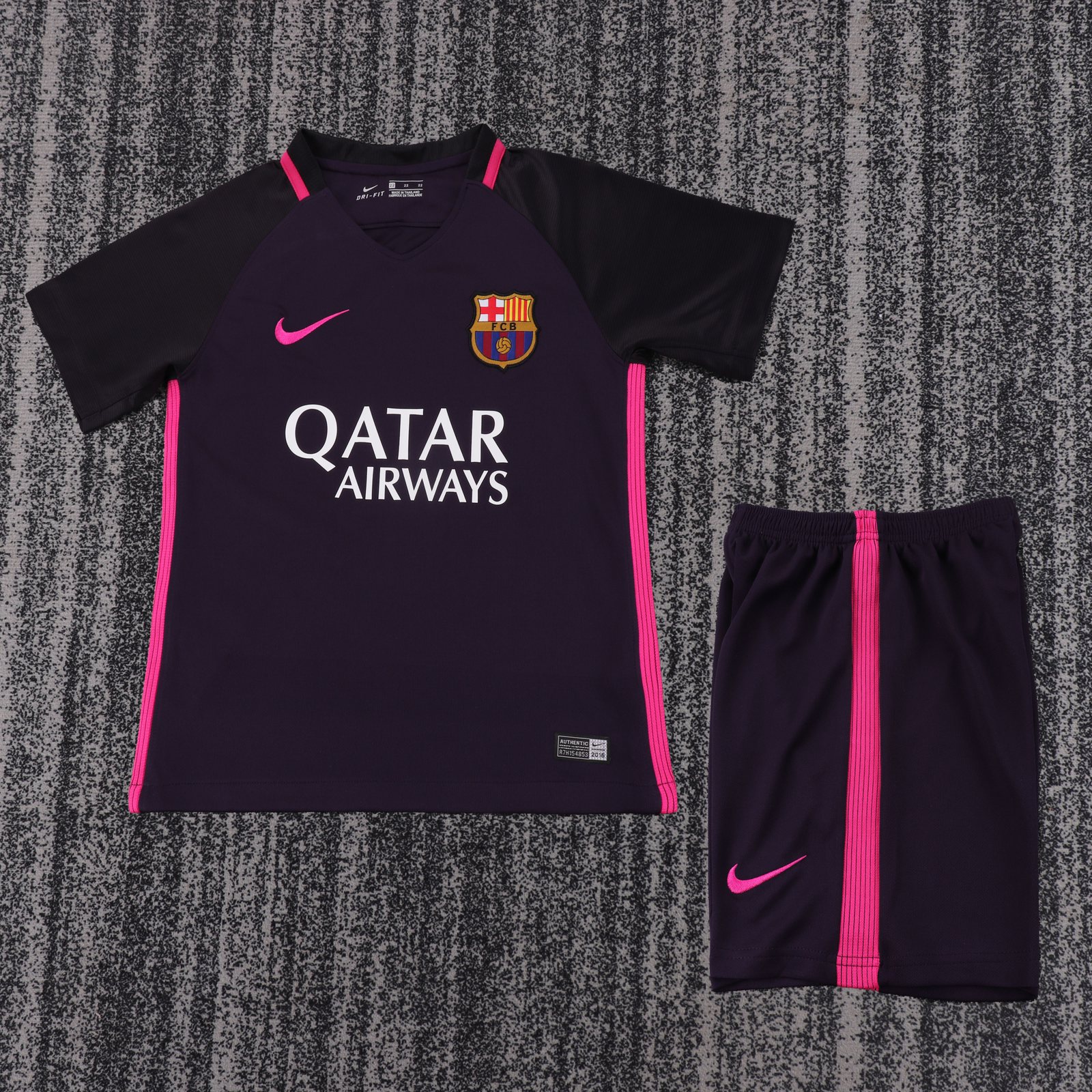 2016-17 Barcelona Away Retro Jersey – Kids'