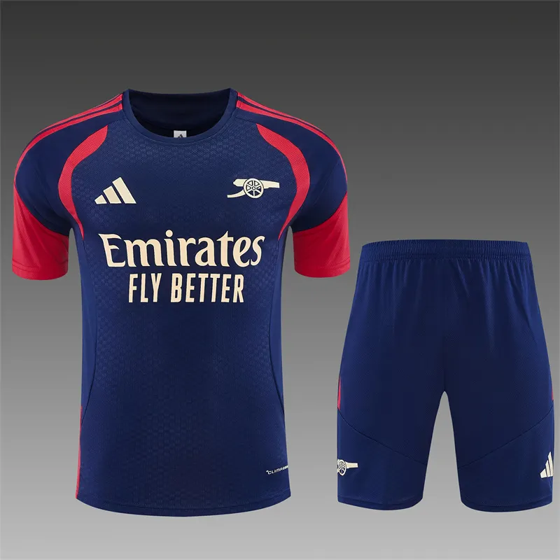 2026-27 Arsenal royal blue short-sleeved training kit