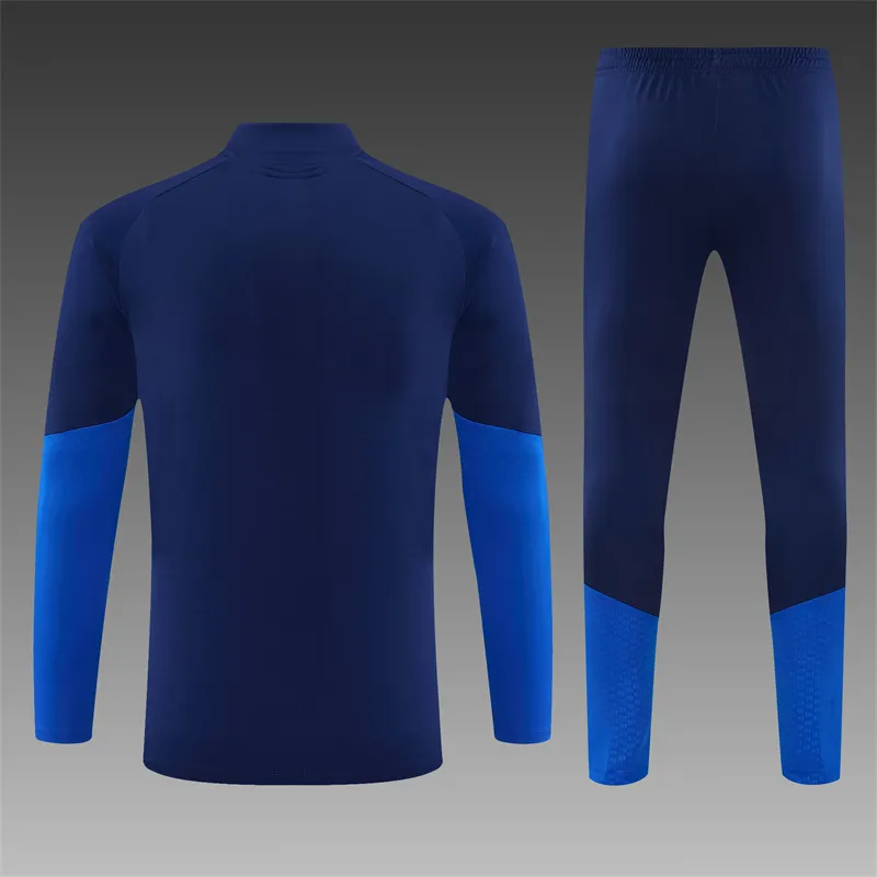 2026-27 Lyon Royal Blue Half-Zip Training Jersey
