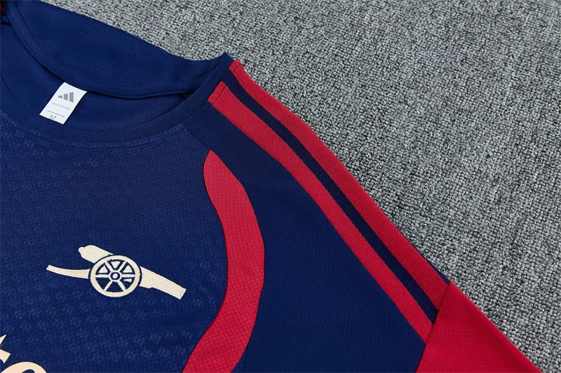 2026-27 Arsenal royal blue short-sleeved training kit
