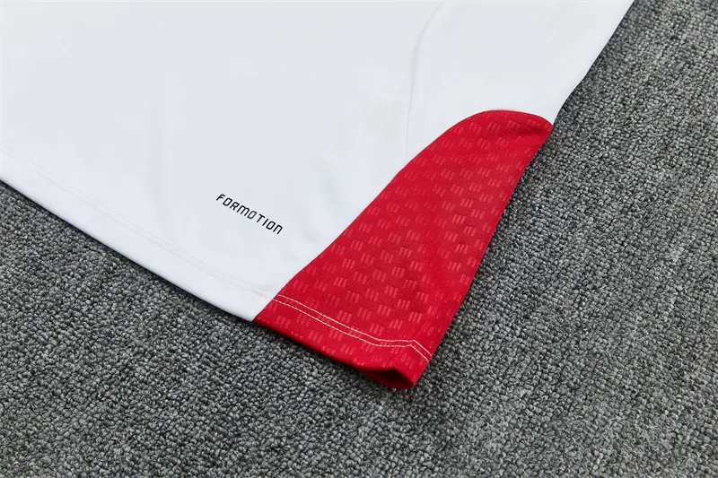 2026-27 Spain White Half-Zip Training Jersey (Two Stars)