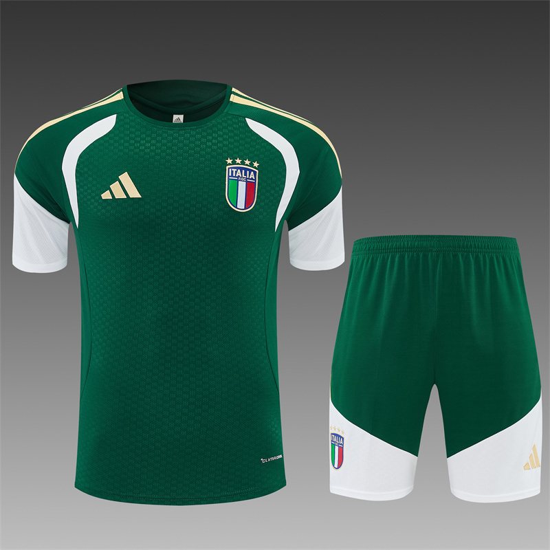 2026-27 Italy Green Short-Sleeve Training Jersey