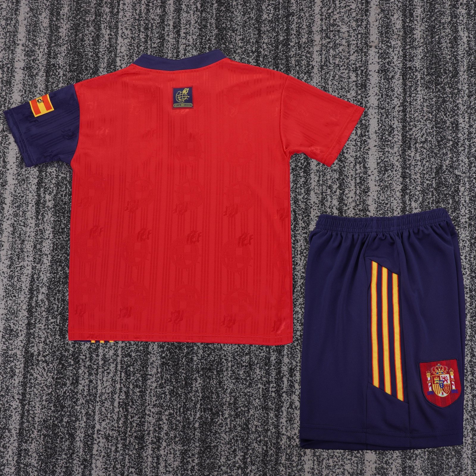 1996 Spain Home Retro Jersey – Kids