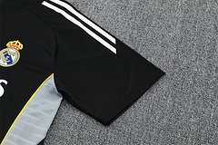 2025-26 Real Madrid Black Short Sleeve Training Jersey