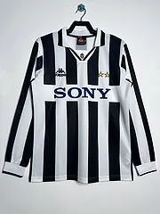 1995-97 Juventus Home Long Sleeve Retro Jersey