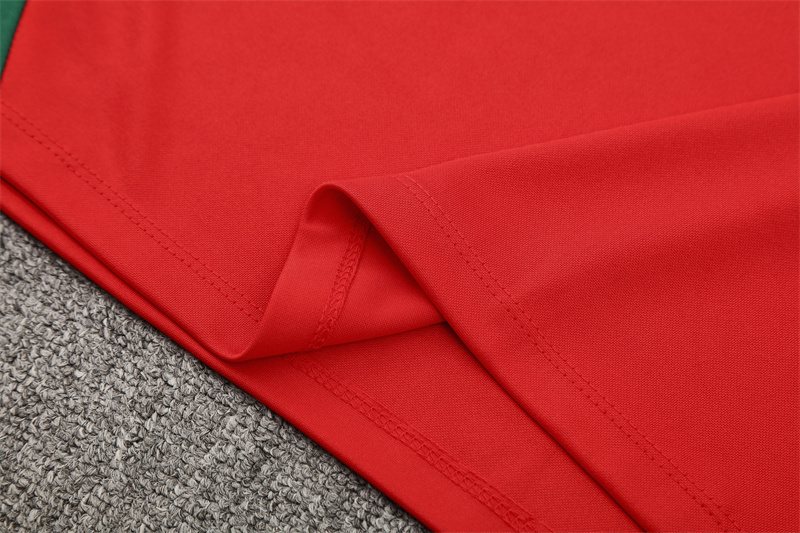 2025-26 Portugal Red Half-Zip Training Jersey