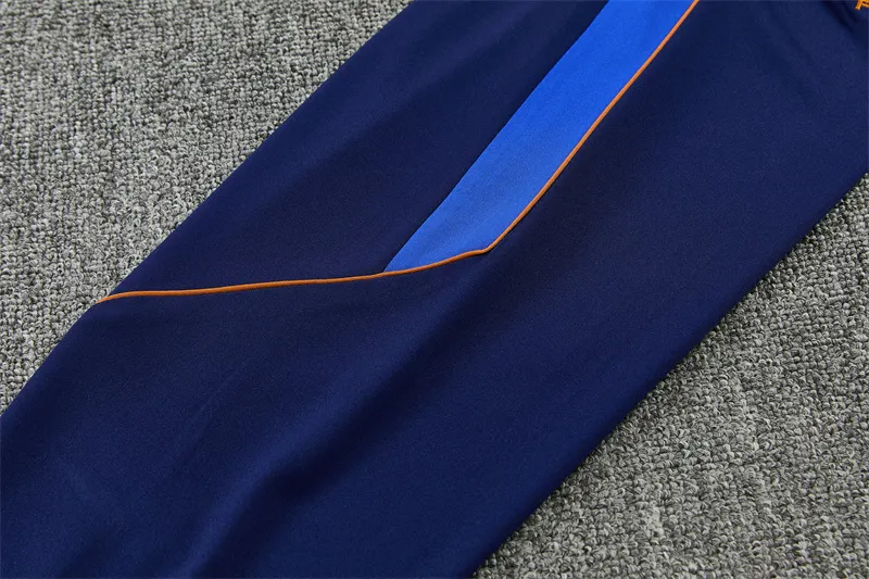 2026-27 France Royal Blue Half-Zip Training Jersey