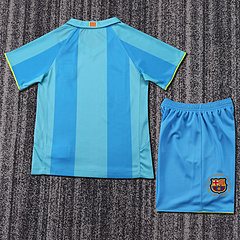 2007-08 Barcelona Away Retro Jersey - Kids