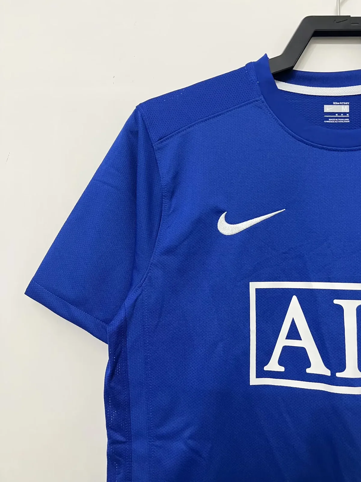 2008-09 Manchester United second away blue retro jersey