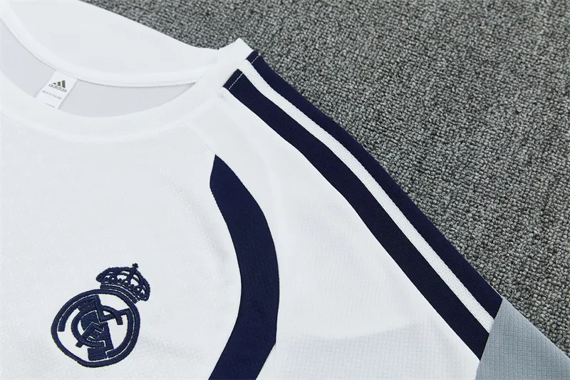 2026-27 Real Madrid White Short-Sleeve Training Jersey