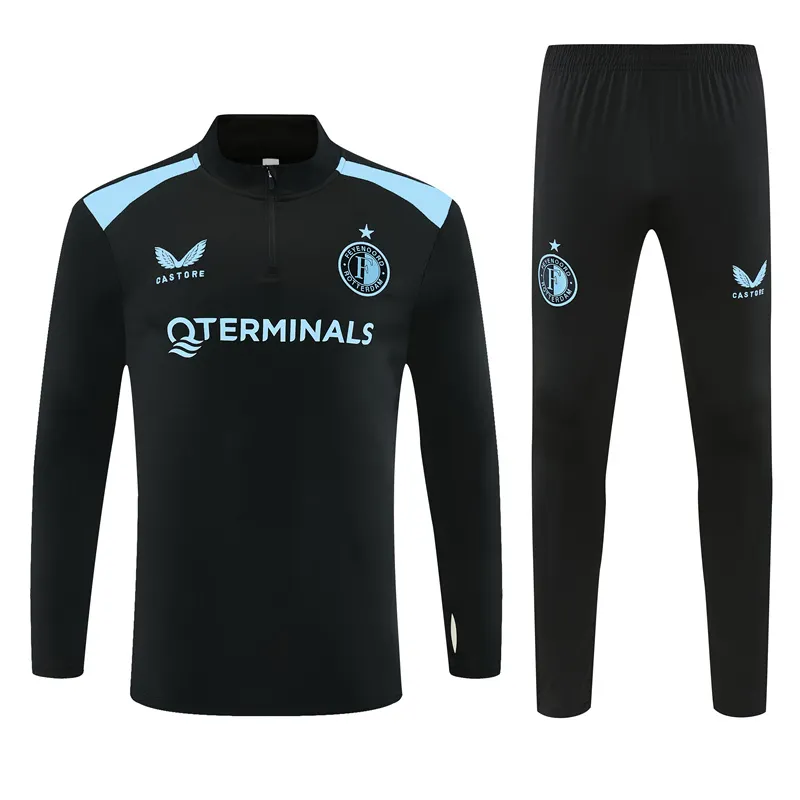 2026-27 Feyenoord Black Half-Zip Training Jersey