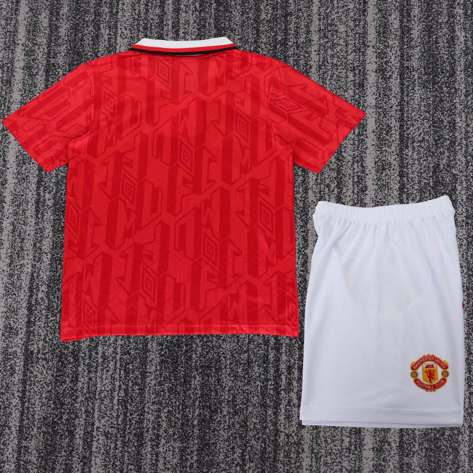 1992-94 Manchester United Home Retro Jersey - Kids