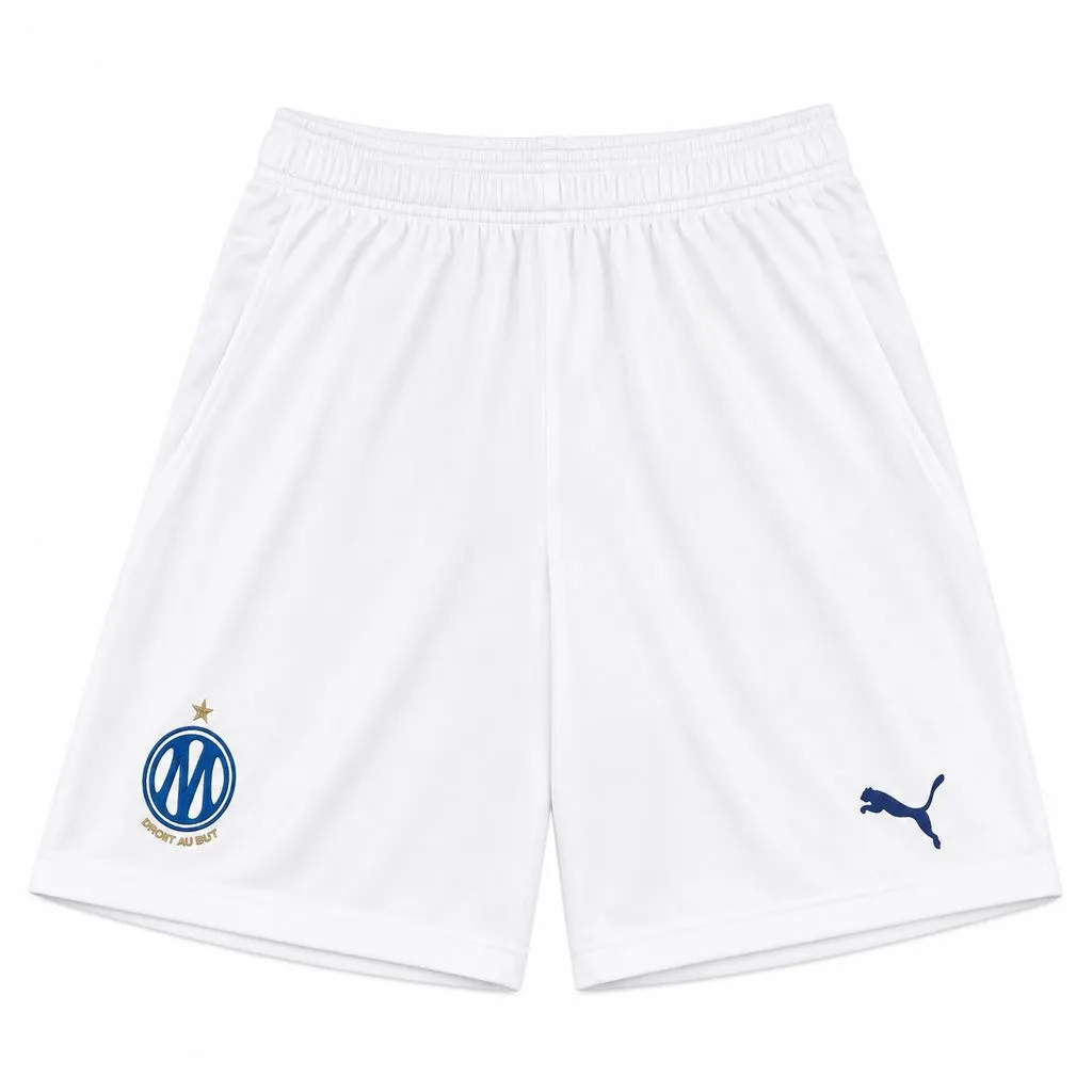 2026-27 Marseille Home Shorts - Fan Edition