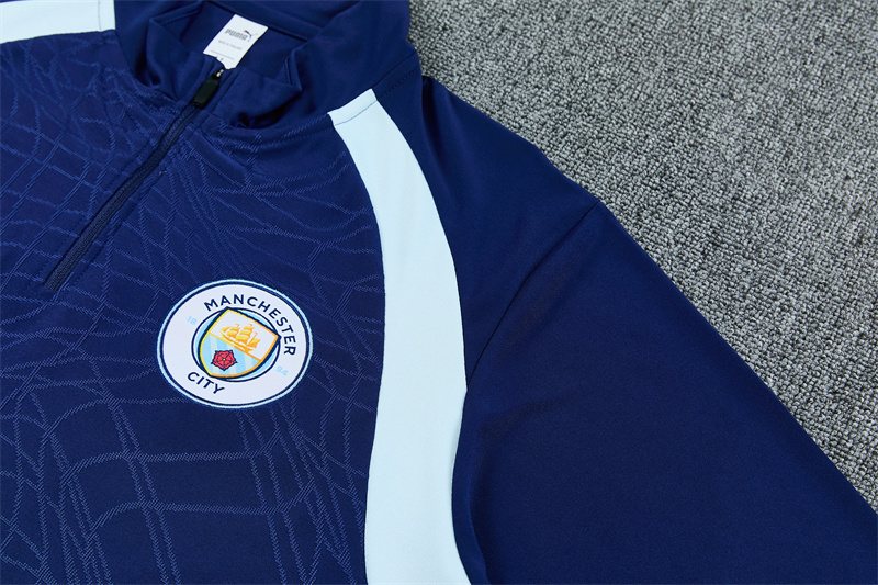 2026-27 Manchester City Royal Blue Half-Zip Training Jersey