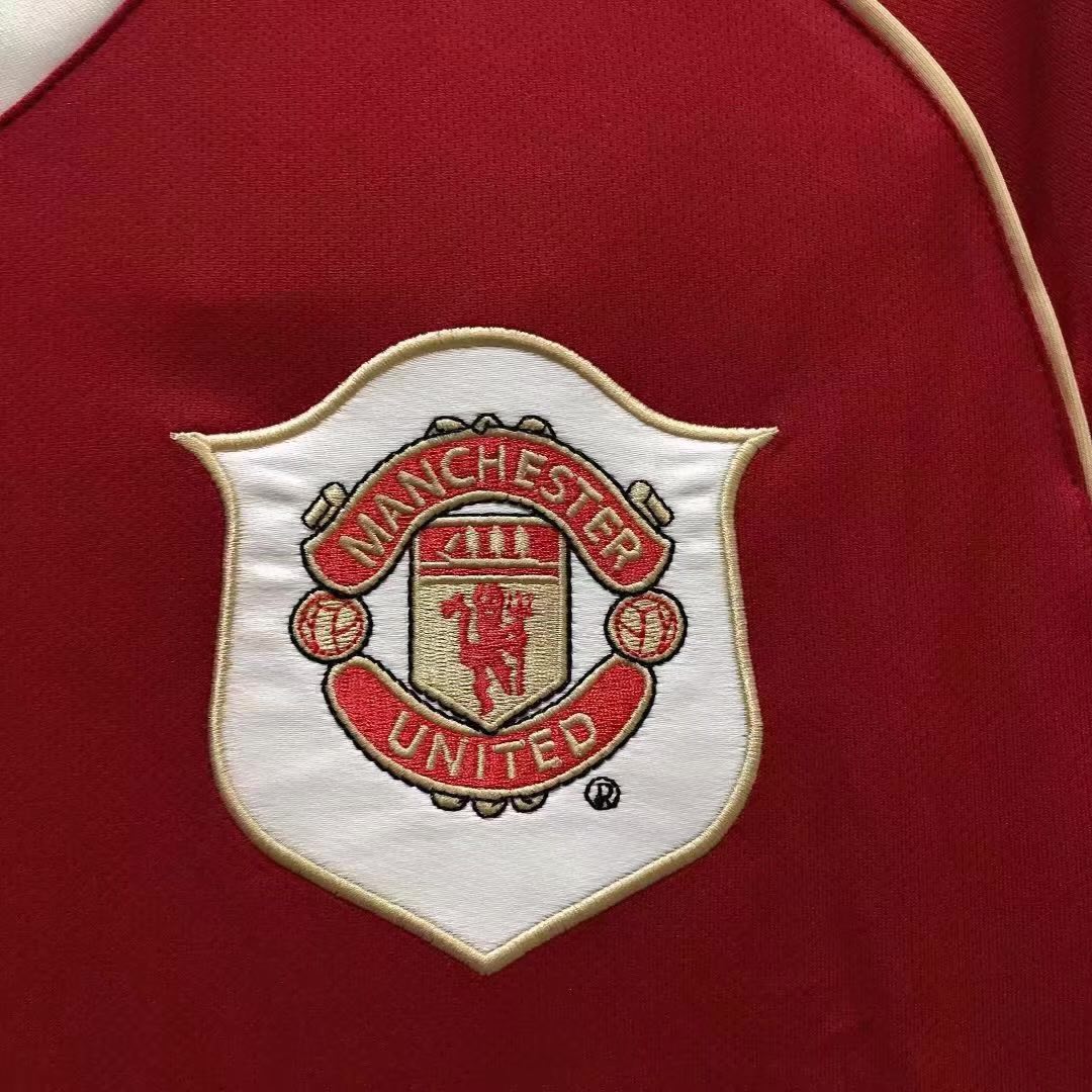 2006-07 Manchester United Home Long Sleeve Retro Shirt