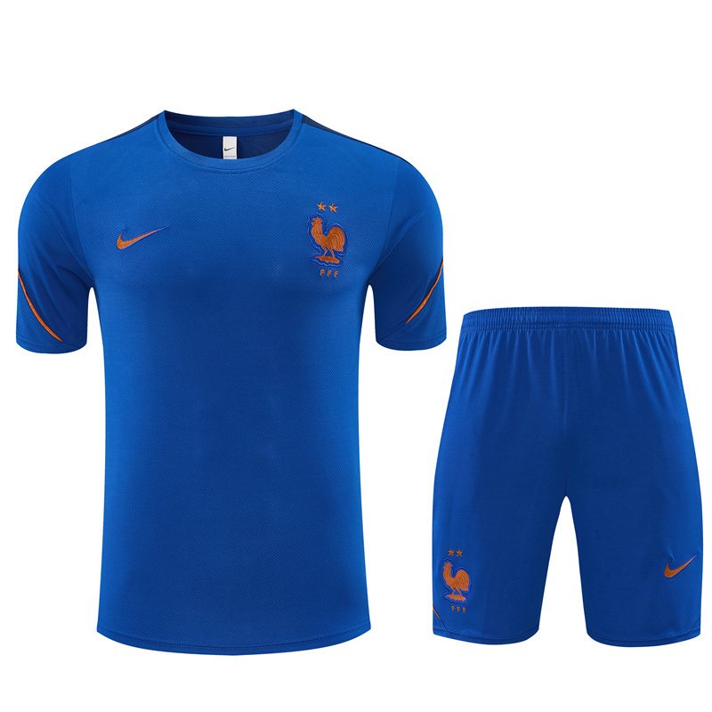 2026-27 France Blue Short-Sleeve Training Jersey