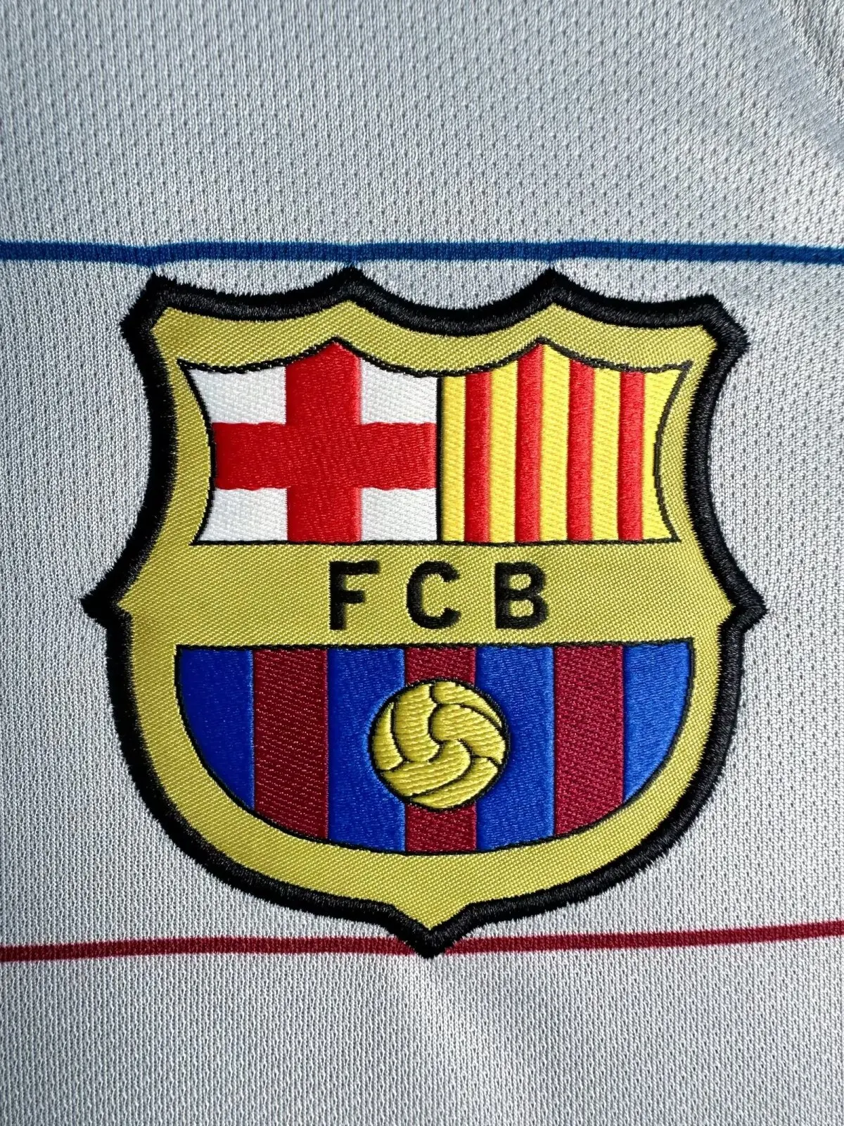 2003-04 Barcelona Away Long Sleeve Retro Jersey