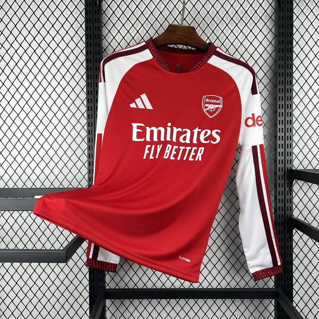 2026-27 Arsenal Home Long-Sleeve Jersey - Fan Edition
