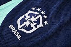 2025-26 Brazil Teal Short Sleeve Training Jersey