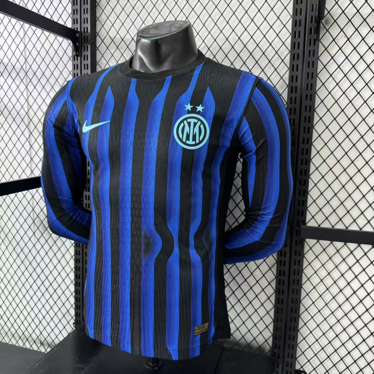 2025-26 Inter Milan Home Long-Sleeve Jersey - Player Version