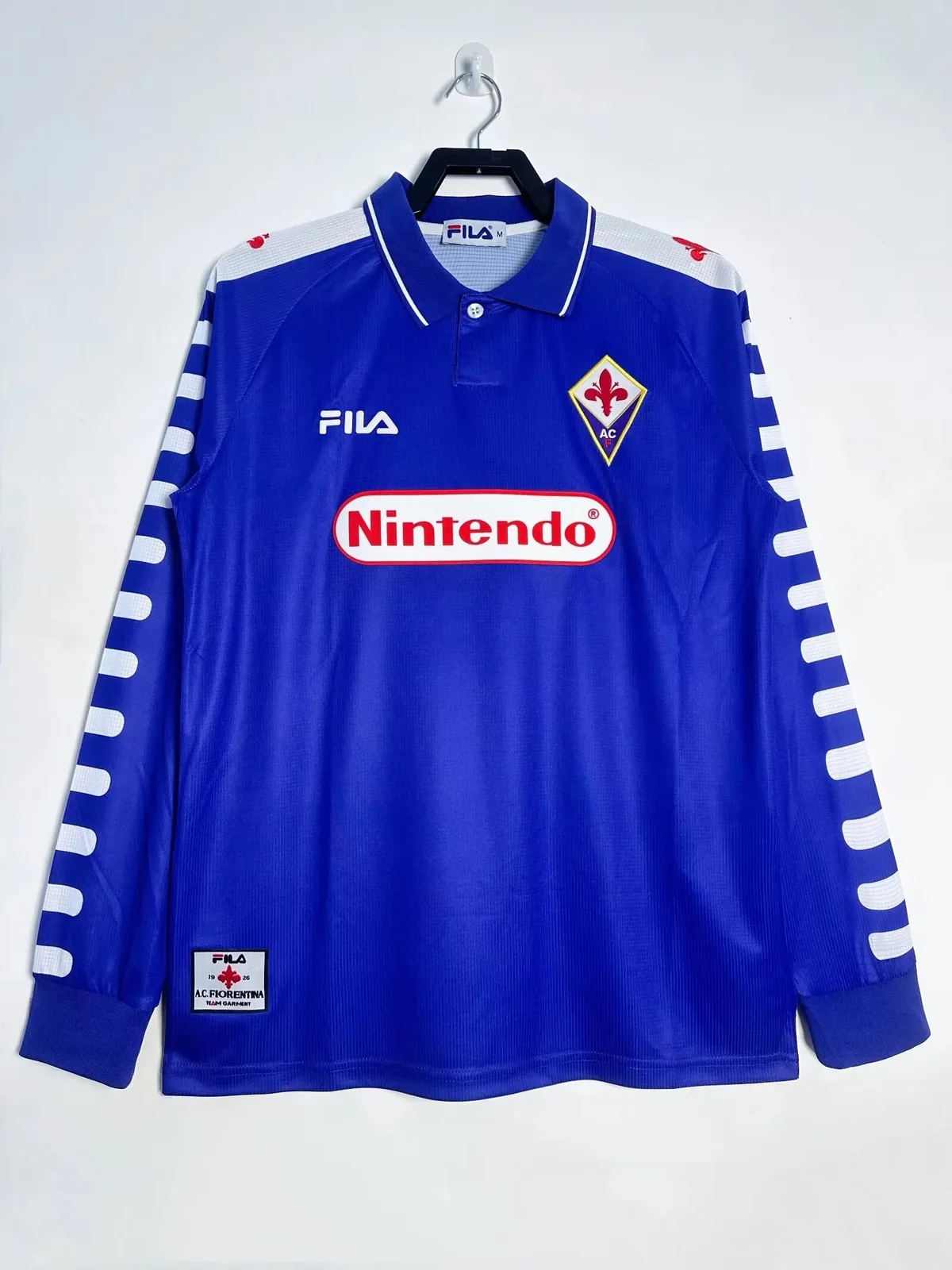 1998-99 Fiorentina Home Long Sleeve Retro Jersey