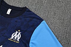 2025-26 Marseille Royal Blue Short Sleeve Training Jersey