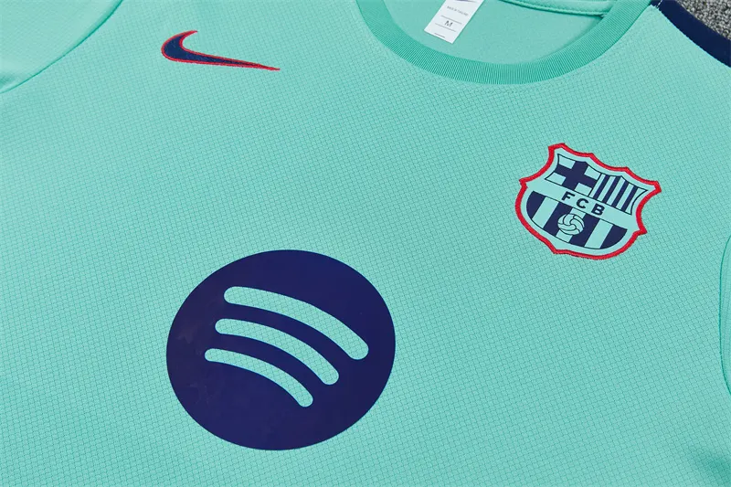 2026-27 Barcelona light blue short-sleeved training jersey