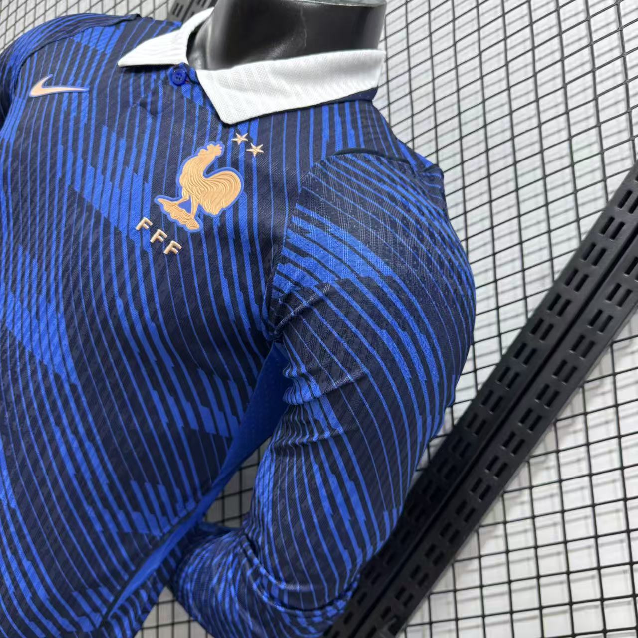 2026 France Home Long-Sleeve Jersey — Player Version
