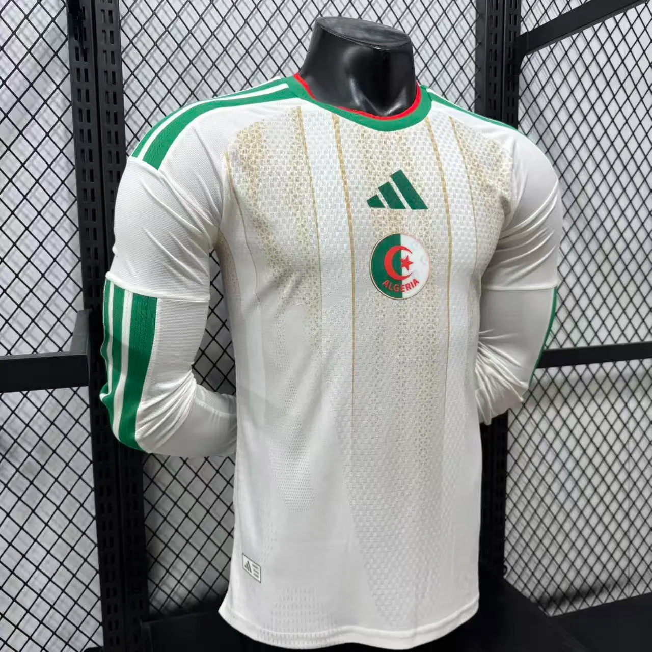 2026-27 Algeria Home Long-Sleeve Jersey - Player Version