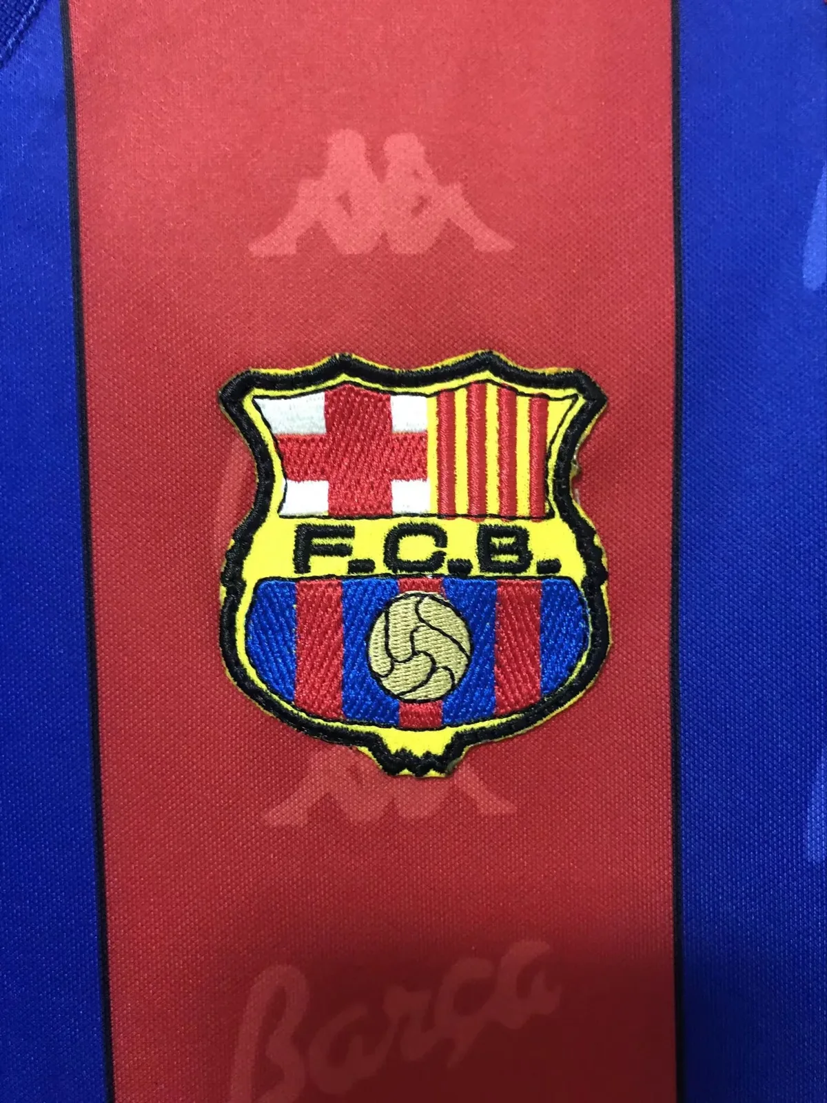 1996-97 Barcelona Home Retro Jersey