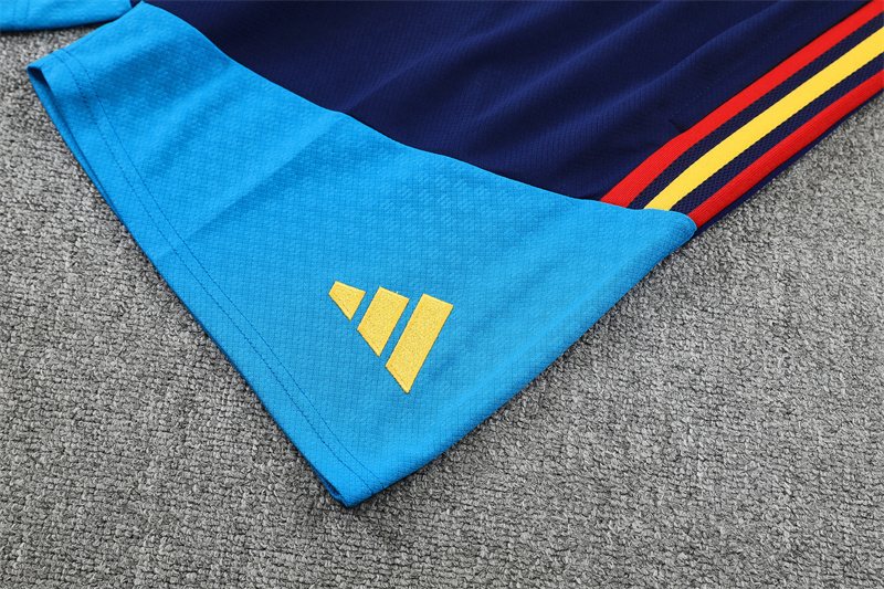 2026-27 Spain Lake Blue Short-Sleeve Training Jersey
