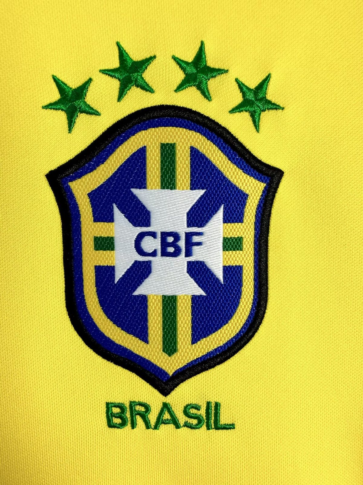 1998 Brazil Home Long Sleeve Retro Jersey