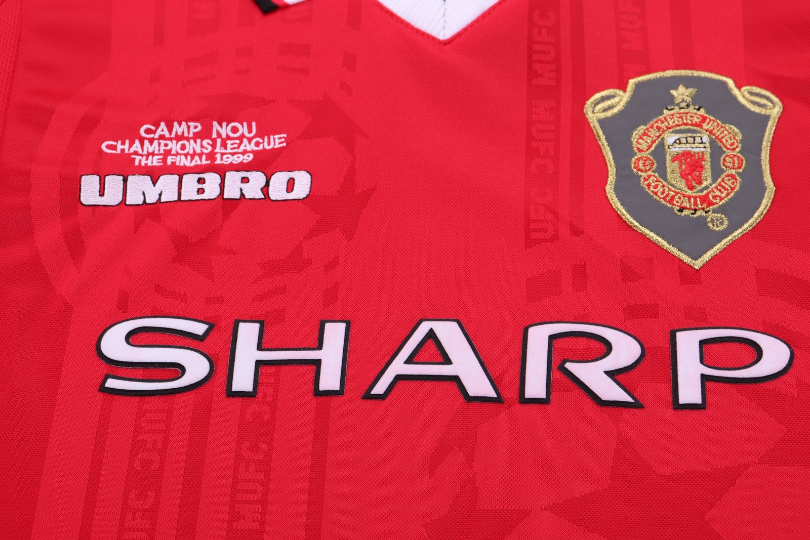 1999-00 Manchester United Home Retro Jersey - Kids