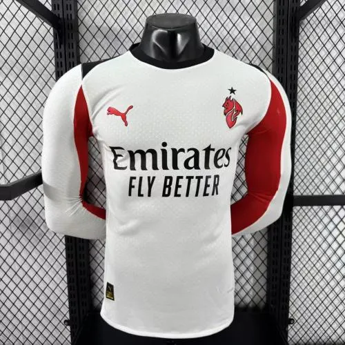 2025-26 AC Away Long Sleeve Jersey - Player Edition