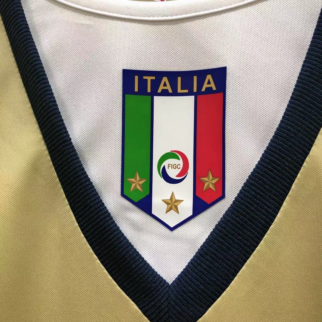 2006 Italy goalkeeper gold retro jersey