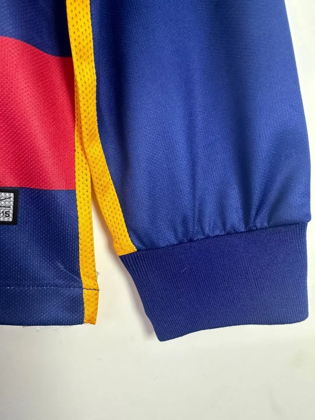 2015-16 Barcelona Home Long Sleeve Retro Jersey