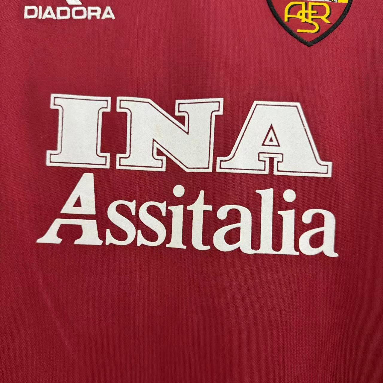 1998-99 Roma Home Retro Jersey