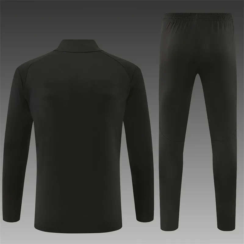 2026-27 Portugal Team Ink Black Half-Zip Training Jersey