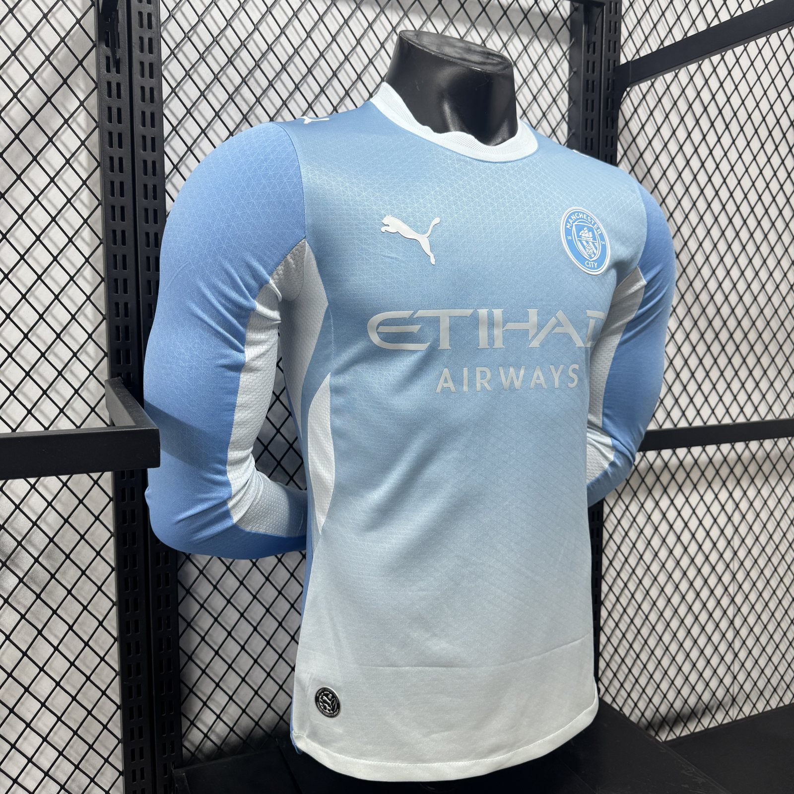 2026-27 Manchester City Home Long-Sleeve Jersey - Player Edition