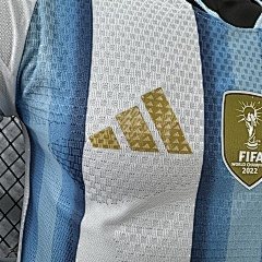 2026 Argentina Home Long-Sleeve Jersey - Player Version