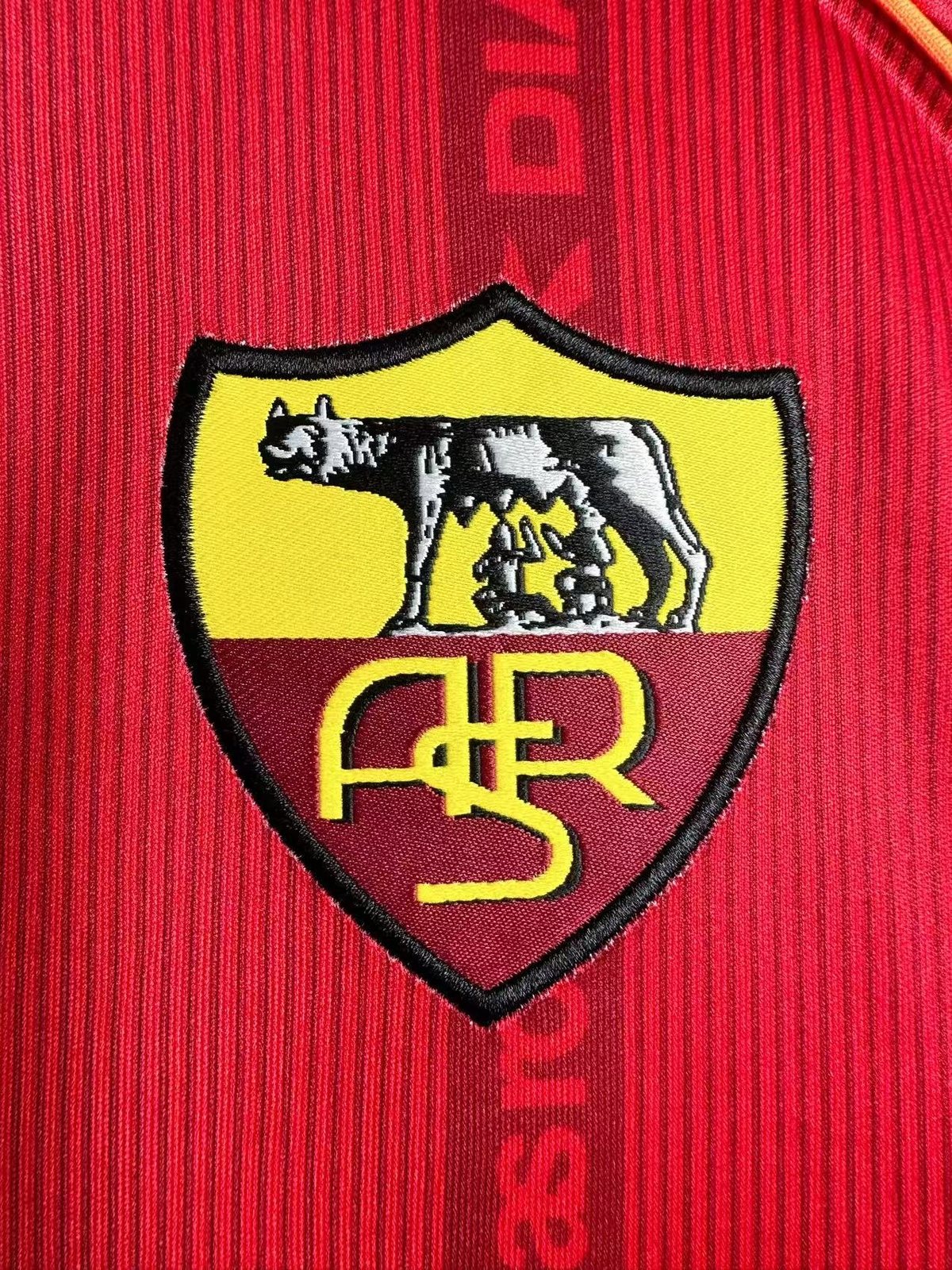 1999-00 Roma Home Retro Long-Sleeve Jersey
