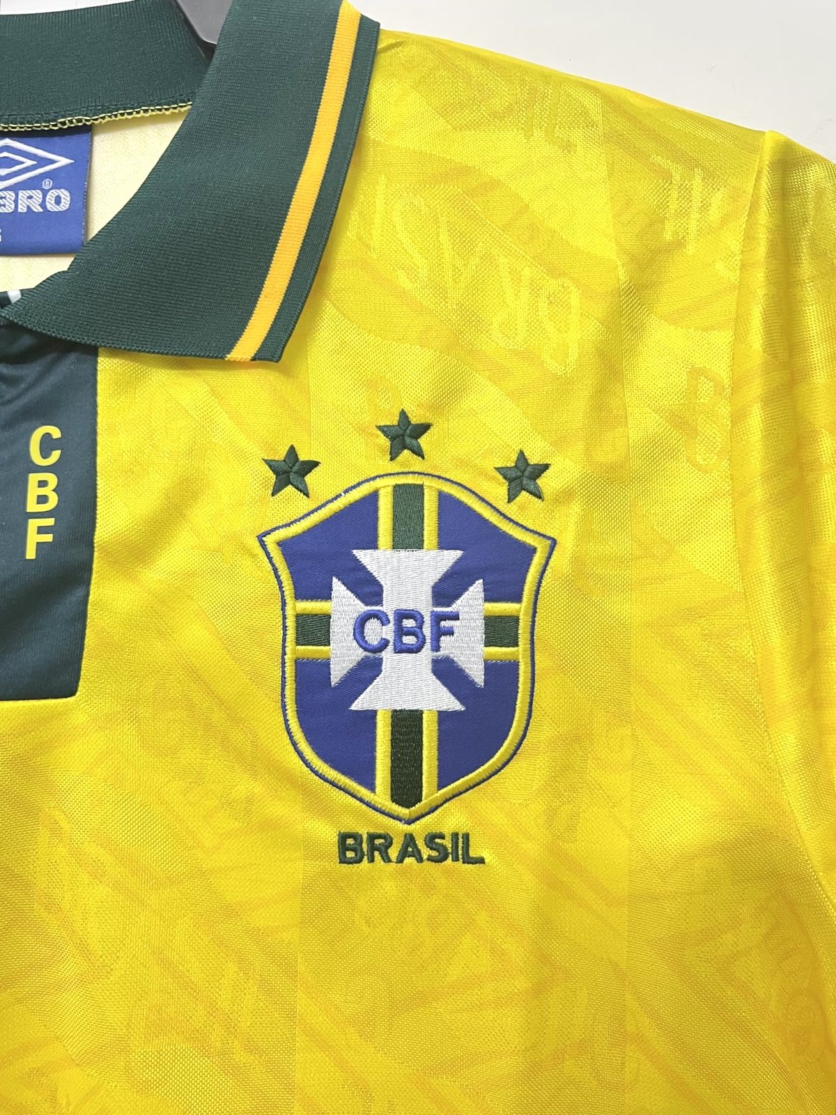 1991-93 Brazil Home Retro Jersey
