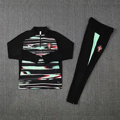 2025-26 Portugal camouflage half-pull training jersey