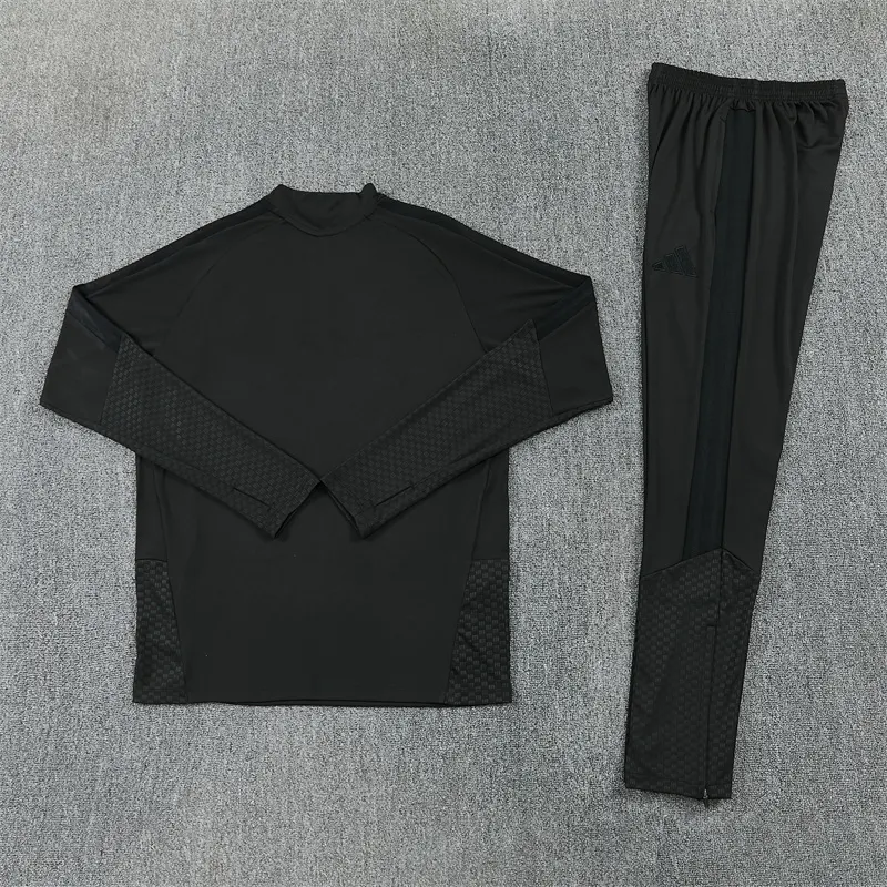 2026-27 Real Madrid Black Half-Zip Training Jersey