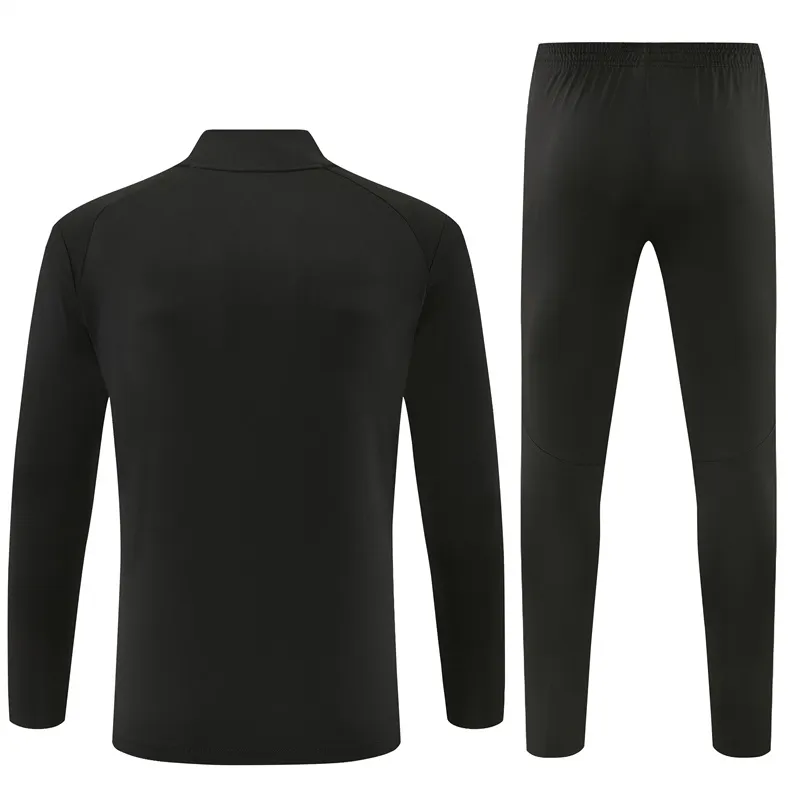 2026-27 Portugal Team Ink Black Half-Zip Training Jersey
