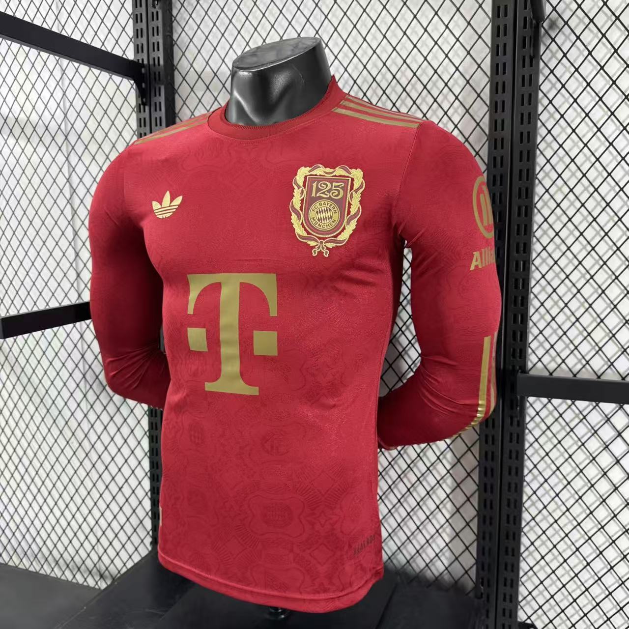 2025-26 Bayern Munich 125th Anniversary Long-Sleeve Jersey – Player Version